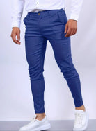 Skinny Chinos - Men's Casual Stretch Slim Fit Chino Pants-Skinny chino pants-Chaps of London-Royal Blue-XS-Chaps of London