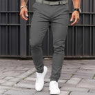 Skinny Chinos | Stretch | Slim Fit | Chino Pants | Men's Trousers-Trousers-Chaps of London-Dark Gray-S-Chaps of London