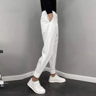 Slack Pants - Men's Loose Fit Elastic Waist Pleated Trousers-Pants-Chaps of London-Chaps of London