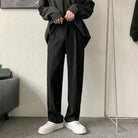 Slack Pants - Straight Leg - Loose Fit - Pleated Pants - Men's Pant's-Chaps of London-Chaps of London