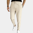 Slim Fit Joggers - Men's Skinny Elastic Waist Drawstring Sweatpants-Fashion Men Pants Chinos All-year-Chaps of London-Khaki-S-Chaps of London