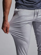Slim Fit Joggers - Skinny - Sweatpants - Stretch Pants - Men's Activewear -Men's Clothing > Men's Activewear > Men's Active Bottoms > Men's Active Pants-Chaps of London-Grey Heather-S-Chaps of London