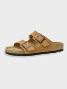 Slip-On Sandals | Flat | Orthopedic | Double Buckle Sandals | Slide Sandals-Men's Sandals-Chaps of London-Gelb-35-Chaps of London