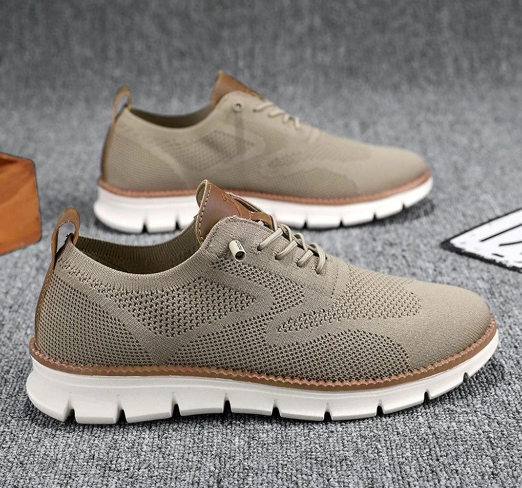 Slip-On Sneakers - Comfortable - Seamless - Mesh Sneakers - Men's Shoes-Comfortable Shoes-Chaps of London-Chaps of London