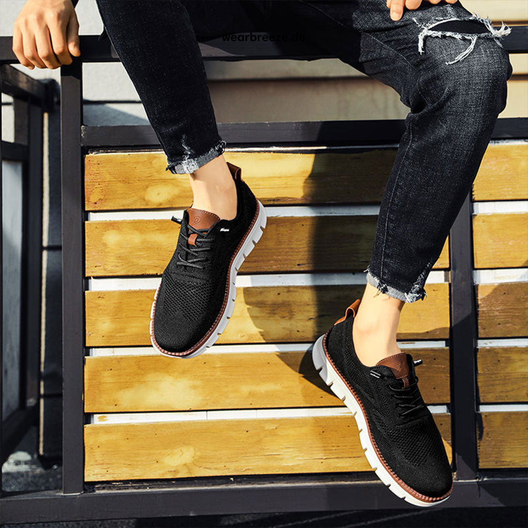 Slip-On Sneakers - Comfortable - Seamless - Mesh Sneakers - Men's Shoes-Comfortable Shoes-Chaps of London-Chaps of London