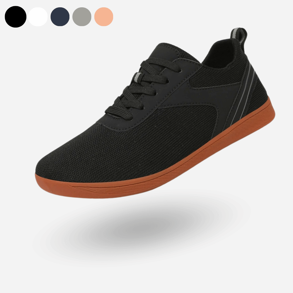 Sneakers - Men's Comfortable Breathable Lace-Up Walking Shoes-Sneakers-Chaps Herrenmode-Black-36-Chaps of London
