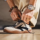 Sneakers - Sport - Black and White - Lace-Up Shoes - Men's Shoes-Men's footwear-Chaps of London-Chaps of London