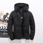 Snow Jacket | Hooded | Puffer | Down Jacket | Men's Winter Jackets-Chaps of London-Black-XS-Chaps of London