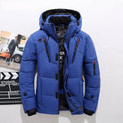 Snow Jacket | Hooded | Puffer | Down Jacket | Men's Winter Jackets-Chaps of London-Blue-XS-Chaps of London