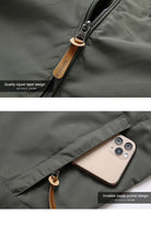 Softshell Jacket - Men's Hooded Waterproof Outdoor Windproof Jacket-Chaps of London-Chaps of London