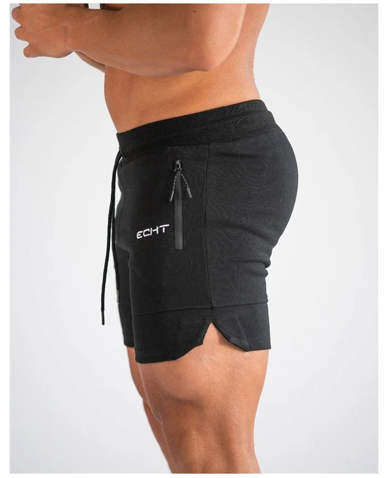 Sports Shorts - Men's Drawstring Activewear Gym Shorts with Pockets-Sportbroek man-Chaps of London-Chaps of London