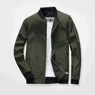 Spring Jacket - Men's Lightweight Zip-Up Bomber Jacket-Chaps of London-Green-M-Chaps of London