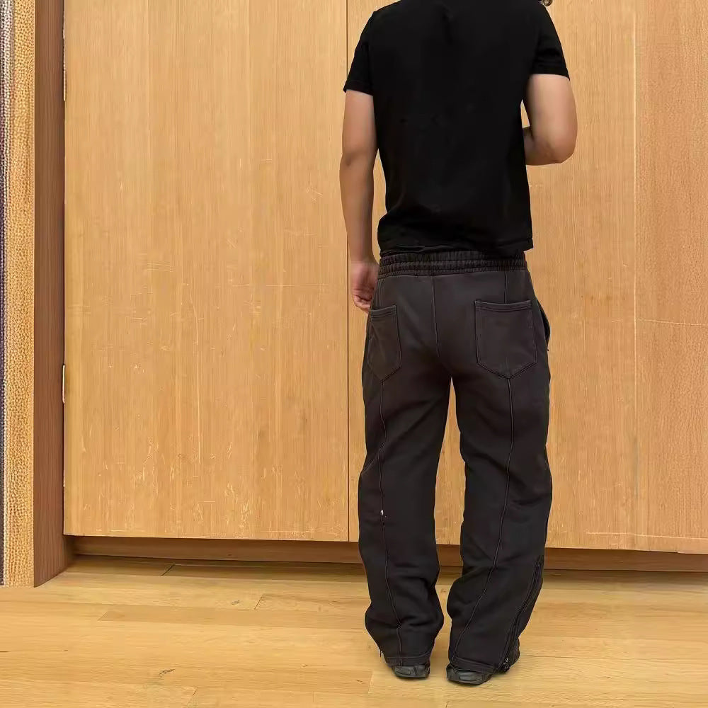 Straight Leg Joggers | Drawstring | Baggy | Straight Leg Sweatpants | Men's Joggers-Chaps of London-Chaps of London