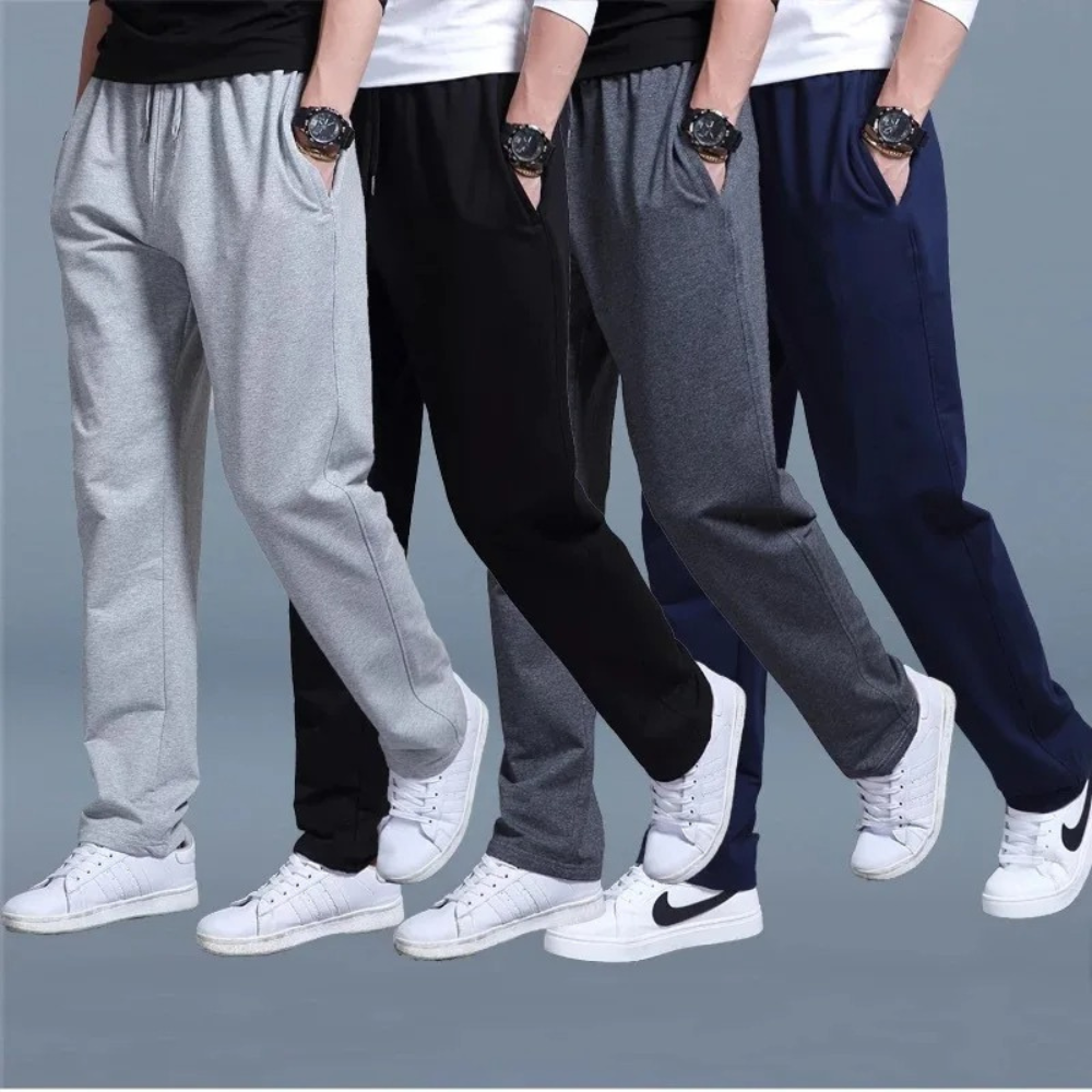 Straight Leg Joggers - Drawstring - Leisure - Sweatpants - Men's Pants-Chaps of London-Chaps of London