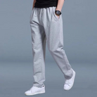 Straight Leg Joggers - Drawstring - Leisure - Sweatpants - Men's Pants-Chaps of London-Light Gray-M-Chaps of London