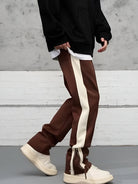 Straight Leg Pants - Drawstring - Cotton - Retro Track Pants - Men's Pants-Chaps of London-Chaps of London