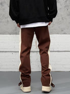 Straight Leg Pants - Drawstring - Cotton - Retro Track Pants - Men's Pants-Chaps of London-Chaps of London