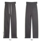 Straight Leg Pants - Drawstring - Cotton - Retro Track Pants - Men's Pants-Chaps of London-Chaps of London