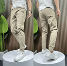 Stretch Pants | Comfortable | Leisure | Slim Fit Joggers | Men's Pants-Chaps of London-Beige-29-Chaps of London