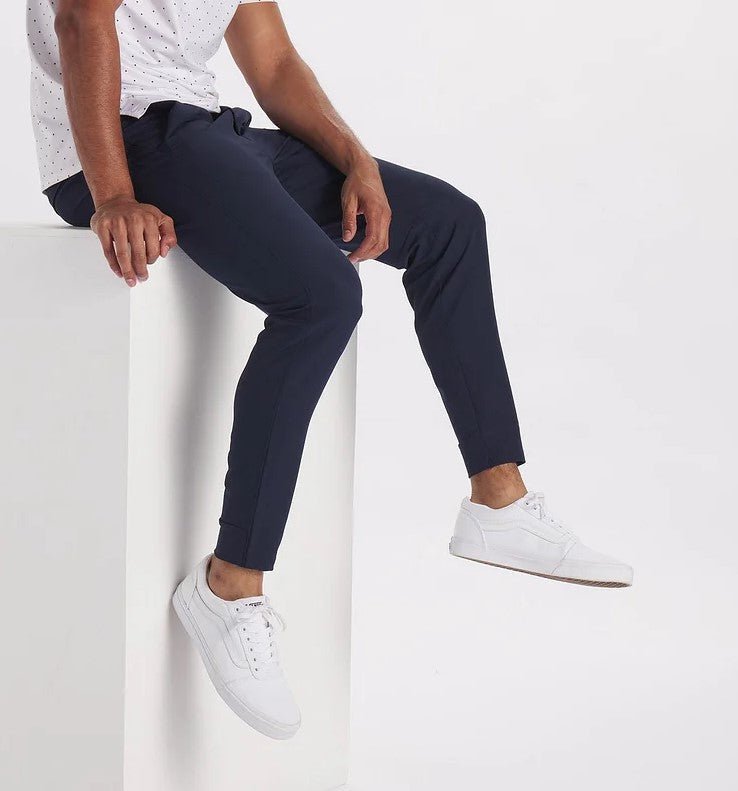 Stretch Pants - Men's Casual Elastic Waist Skinny Pants-Chinos-Chaps of London-Chaps of London