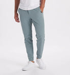 Stretch Pants - Men's Casual Elastic Waist Skinny Pants-Chinos-Chaps of London-Light Green-S-Chaps of London