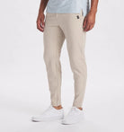 Stretch Pants - Men's Casual Elastic Waist Skinny Pants-Chinos-Chaps of London-Sand-S-Chaps of London