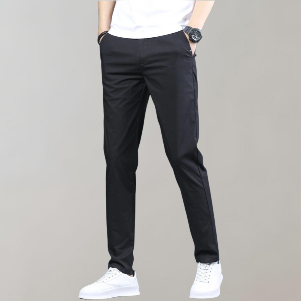 Stretch Pants | Skinny | Elastic Waist | Chino Pants | Men's Pants-Fashion Men Pants Chinos All-year-Chaps of London-Chaps of London