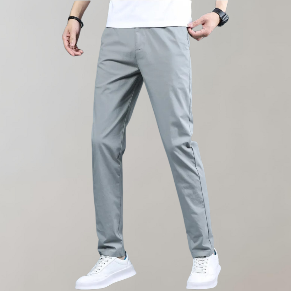 Stretch Pants | Skinny | Elastic Waist | Chino Pants | Men's Pants-Fashion Men Pants Chinos All-year-Chaps of London-Chaps of London