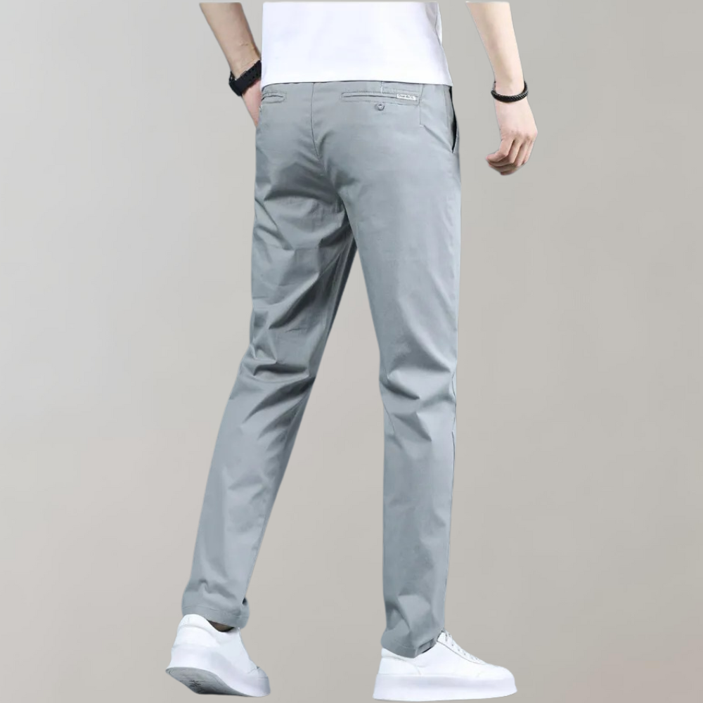 Stretch Pants | Skinny | Elastic Waist | Chino Pants | Men's Pants-Fashion Men Pants Chinos All-year-Chaps of London-Chaps of London