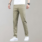 Stretch Pants | Skinny | Elastic Waist | Chino Pants | Men's Pants-Fashion Men Pants Chinos All-year-Chaps of London-Chaps of London