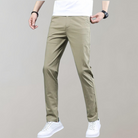 Stretch Pants | Skinny | Elastic Waist | Chino Pants | Men's Pants-Fashion Men Pants Chinos All-year-Chaps of London-Chaps of London