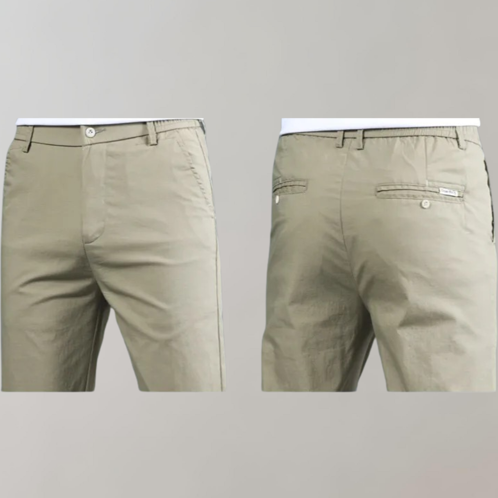 Stretch Pants | Skinny | Elastic Waist | Chino Pants | Men's Pants-Fashion Men Pants Chinos All-year-Chaps of London-Chaps of London