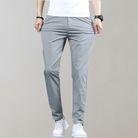 Stretch Pants | Skinny | Elastic Waist | Chino Pants | Men's Pants-Fashion Men Pants Chinos All-year-Chaps of London-Gray-27-Chaps of London