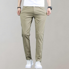 Stretch Pants | Skinny | Elastic Waist | Chino Pants | Men's Pants-Fashion Men Pants Chinos All-year-Chaps of London-Khaki-27-Chaps of London
