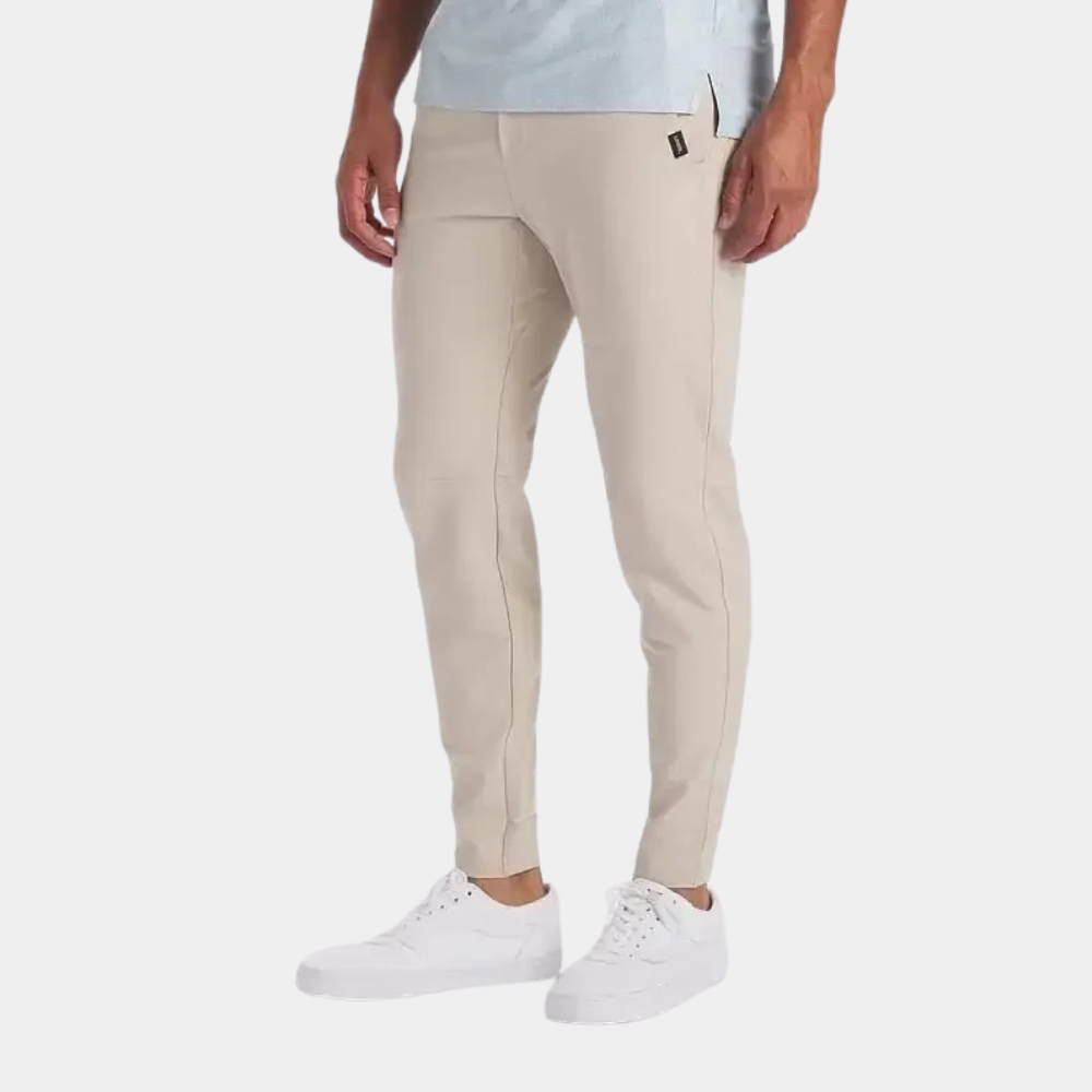 Stretch Pants | Slim Fit | Casual | Skinny Pants | Men's Trousers-Chaps of London-Beige-S-Chaps of London