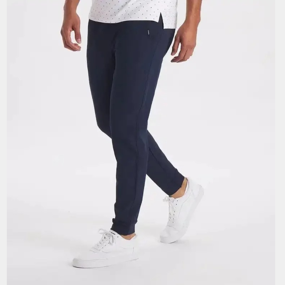 Stretch Pants | Slim Fit | Casual | Skinny Pants | Men's Trousers-Chaps of London-Navy Blue-S-Chaps of London