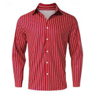 Striped Shirt | Long Sleeve | Slim Fit | Buttoned Up Shirt | Men's Shirts-Chaps of London-Chaps of London