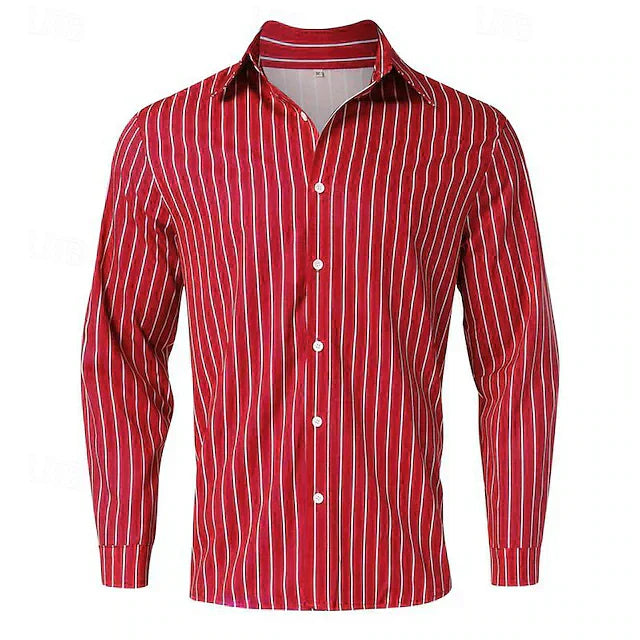 Striped Shirt | Long Sleeve | Slim Fit | Buttoned Up Shirt | Men's Shirts-Chaps of London-Chaps of London