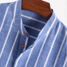 Striped Shirt - Summer - Buttoned Up - Short Sleeve Shirt - Men's Shirts-Chaps of London-Chaps of London