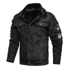 Suede Jacket | Fleece Lined | Sherpa Lined | Biker Winter Jacket | Men's Winter Jacket-Men Jackets-Chaps of London-Chaps of London