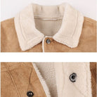 Suede Jacket | Fleece Lined | Sherpa Lined | Biker Winter Jacket | Men's Winter Jacket-Men Jackets-Chaps of London-Chaps of London