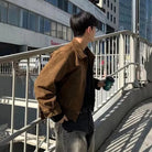 Suede Jacket - Retro - Zip-Up - Vintage Jacket - Men's Jacket-Jacket-Chaps of London-Chaps of London