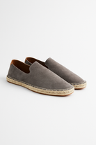 Suede Loafers - Comfortable - Slip-On - Summer Loafers - Men's Shoes-Chaps of London-Grey-38-Chaps of London
