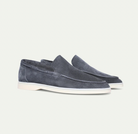 Suede Loafers - Slip-On - Comfortable - Leather Loafers - Men's Shoes-Chaps of London-Dark Gray-38-Chaps of London