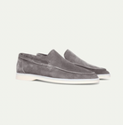 Suede Loafers - Slip-On - Comfortable - Leather Loafers - Men's Shoes-Chaps of London-Light Beige-38-Chaps of London