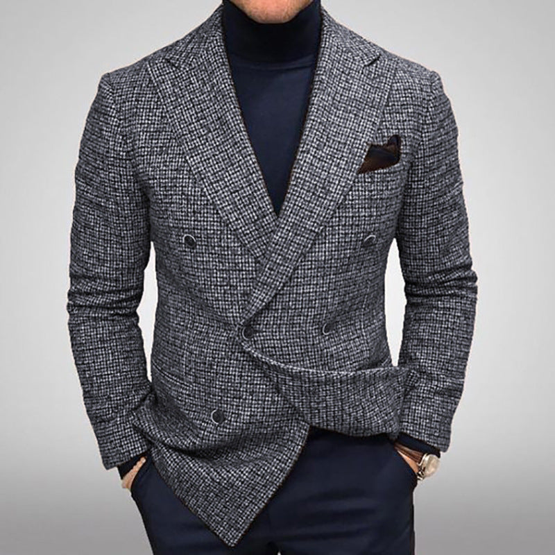 Suit Jacket | Double Breasted | Tailored | Blazer Jacket | Men's Jackets-Men's jacket-Chaps of London-Chaps of London