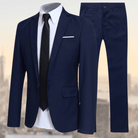 Suit | Two Piece Suit | Suit Jacket | Suit Pants-Suit-Chaps of London-Dark Blue-S-Chaps of London