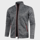 Summer Cardigan | Casual | Zip Pockets | Zip-Up Sweatshirt | Men's Jacket-Chaps of London-Dark Grey-M-Chaps of London