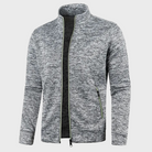 Summer Cardigan | Casual | Zip Pockets | Zip-Up Sweatshirt | Men's Jacket-Chaps of London-Light Grey-M-Chaps of London