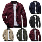 Summer Jacket - Lightweight - Zip-Up - Bomber Jacket - Men's Jacket-Fashion Men Jacket Bomber Spring-Chaps of London-Chaps of London